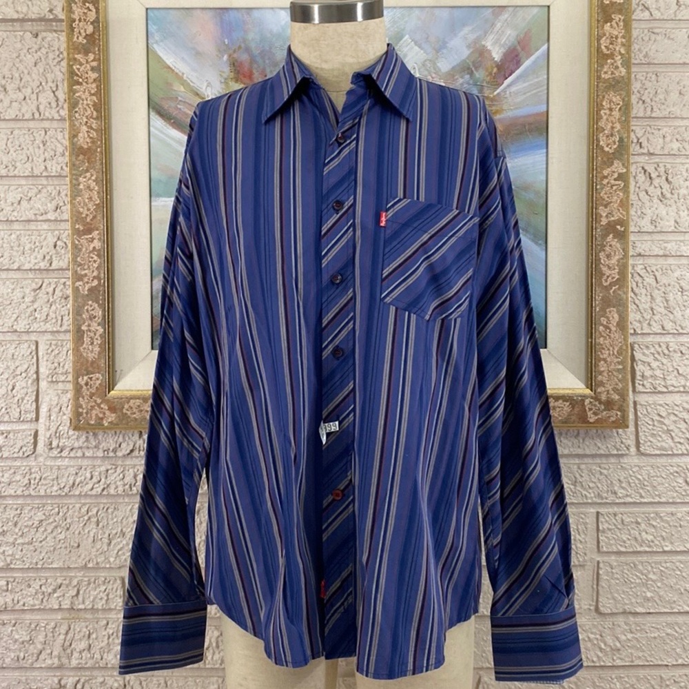 Pepe Gean Plaid Button Front Long Sleeve Shirt